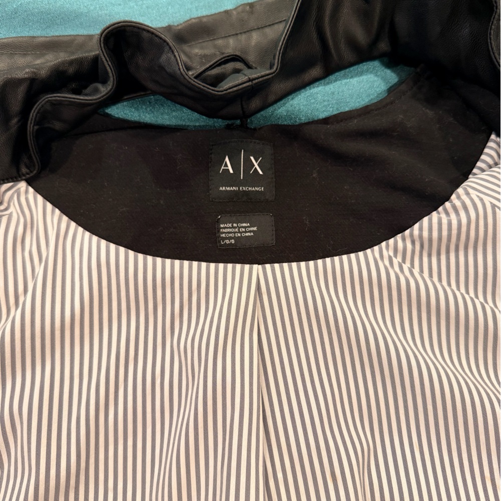Women’s Armani Exchange Asymmetrical Black Jacket